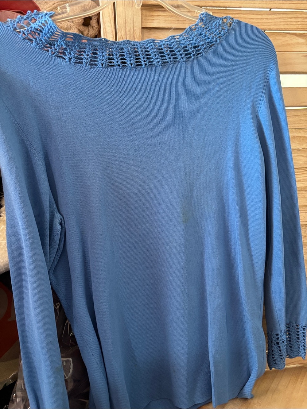 Scott Taylor  Crochet-Trim Women's Top XL
